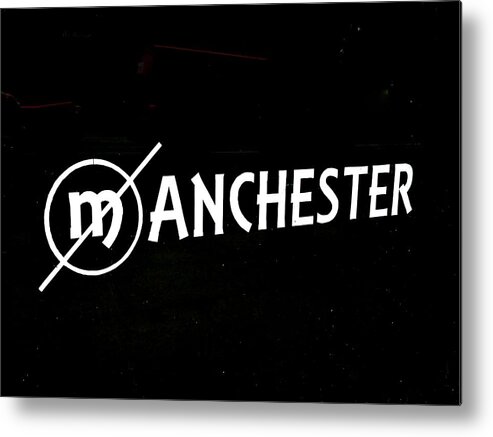 Iphoneography Metal Print featuring the photograph Manchester 305 by Angela Seager