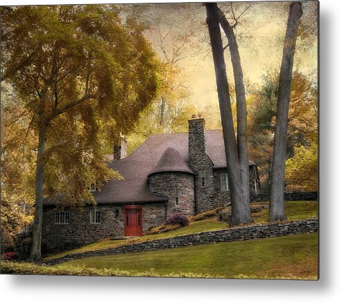 Architecture Metal Print featuring the photograph Manor House by Jessica Jenney