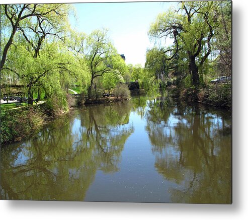 Mill Pond Metal Print featuring the photograph Memories of Youth by Barbara McDevitt