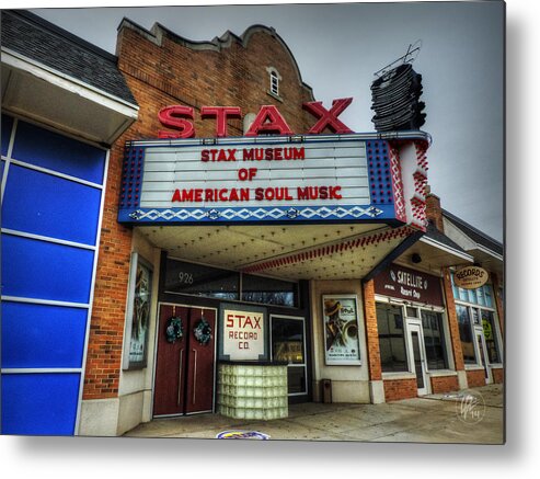 Stax Records Metal Print featuring the photograph Memphis - Stax Records 001 by Lance Vaughn