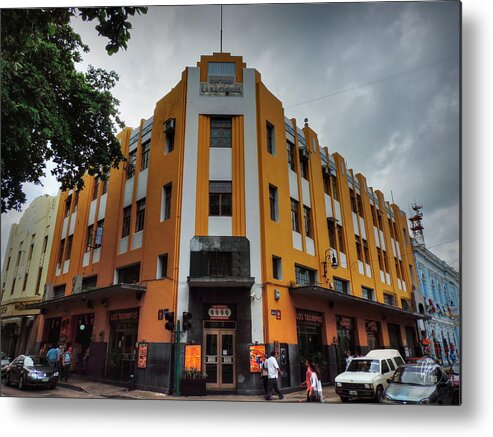 Mexico Metal Print featuring the photograph Merida Deco - Edificio La Nacional by Lance Vaughn