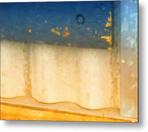 Siding Metal Print featuring the photograph Metal Curtain by Jessica Levant