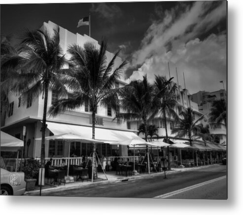 Miami Metal Print featuring the photograph Miami - Deco District 011 by Lance Vaughn