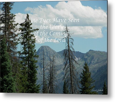 Dome Mountain Metal Print featuring the photograph Mine Eyes by Daniel Hebard
