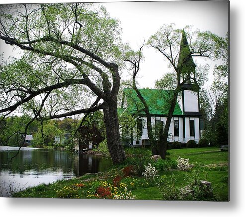 Landscape Metal Print featuring the photograph Minnehonk View by Joy Nichols