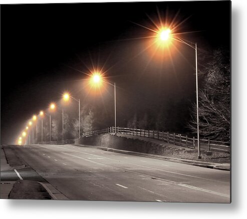 Mission Road Metal Print featuring the photograph Mission Road by Christopher McKenzie