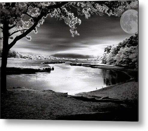 Landscape Metal Print featuring the photograph Moona Lagoona by Robert McCubbin