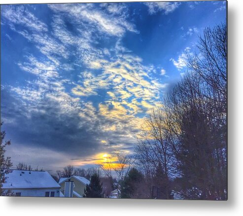 Sun Metal Print featuring the photograph Morning Has Broken by Chris Montcalmo