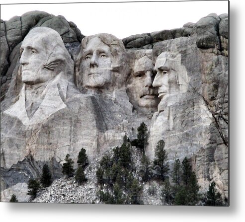 George Washington Metal Print featuring the photograph Mount Rushmore National Memorial by Patricia Januszkiewicz