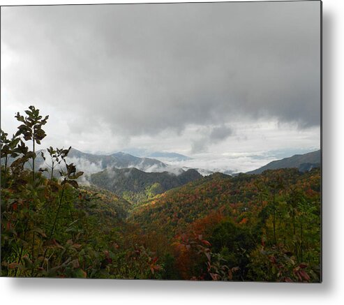 Smoky Mountains Metal Print featuring the photograph Mountain Sea by Deborah Ferree