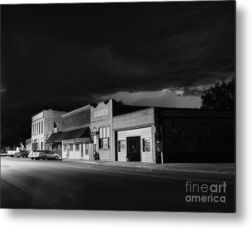 Landscape Metal Print featuring the photograph My Home Town II by Steven Reed