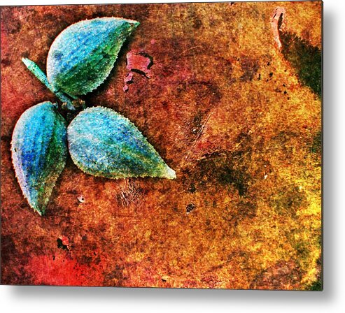 Nature Metal Print featuring the digital art Nature Abstract 17 by Maria Huntley