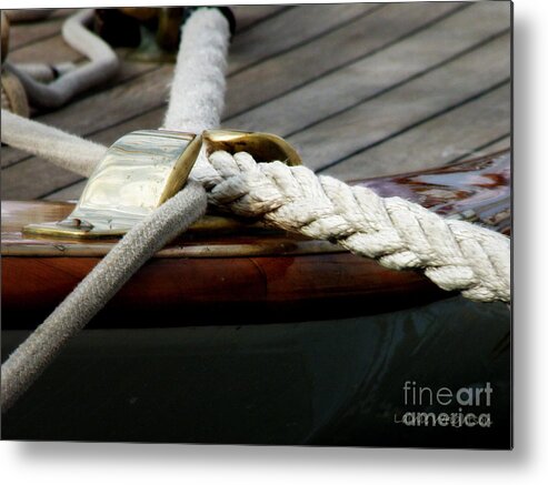 Nautical Metal Print featuring the photograph Nautical Textures by Lainie Wrightson