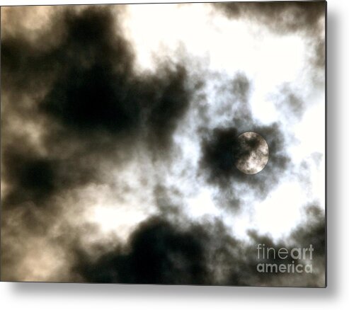Sun Metal Print featuring the photograph Nighttime sun by Deena Withycombe