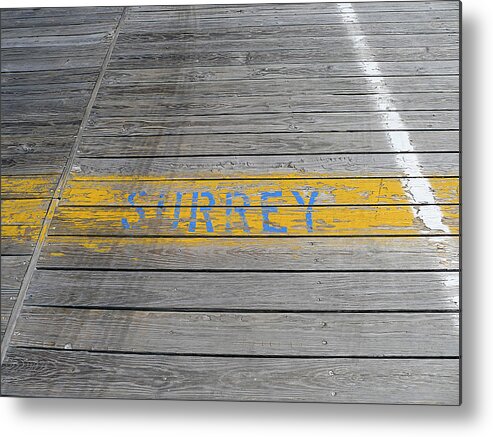 Ocean City Metal Print featuring the photograph Ocean City - Surrey by Richard Reeve