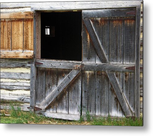 Shed Metal Print featuring the photograph Old Barn by Gerry Bates