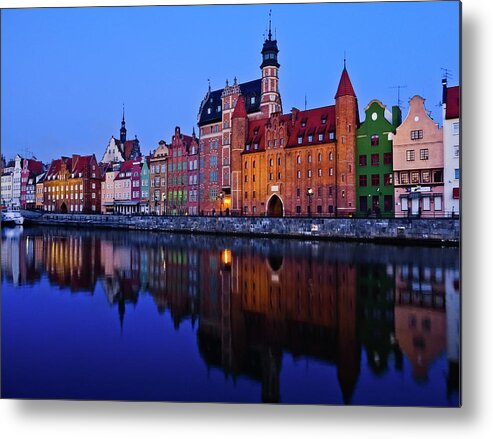 Scenics Metal Print featuring the photograph Old Historic City Of Gdansk by Frans Sellies
