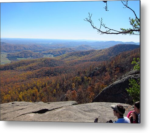 Old Metal Print featuring the photograph Old Rag Hiking Trail - 121228 by DC Photographer