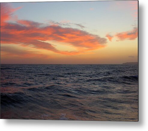 San Metal Print featuring the photograph Pacific Sunset by Richard Stout