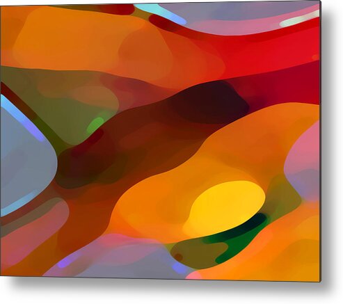 Abstract Metal Print featuring the painting Paradise Found by Amy Vangsgard