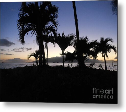 Landscape Metal Print featuring the photograph Pau Hana Time by Fred Wilson