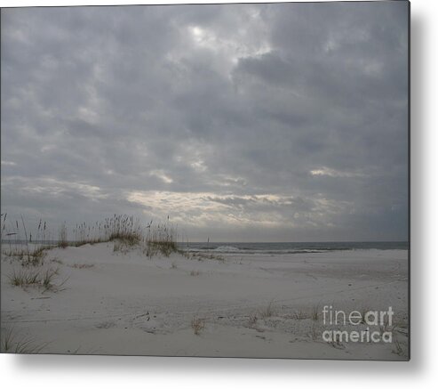 Beach Metal Print featuring the photograph Pensacola Beach After Storm by Christiane Schulze Art And Photography