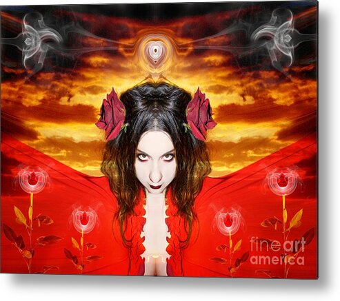 Inspire Metal Print featuring the photograph Persephone do I invoke by Heather King