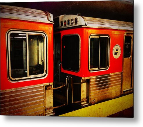 Philadelphia Metal Print featuring the photograph Philadelphia - Subway Train 1 by Richard Reeve