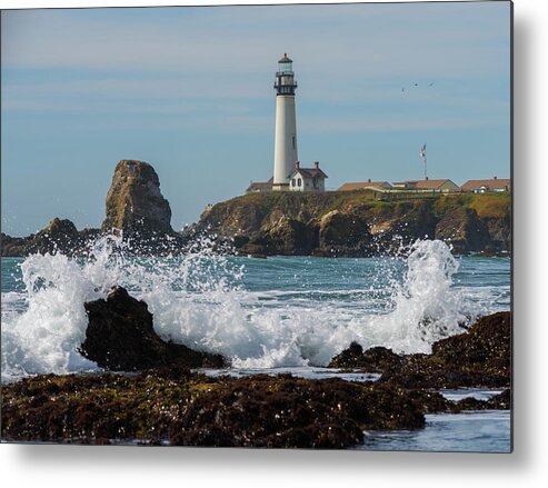 Tranquility Metal Print featuring the photograph Pigeon Point Light Station by Eric Dugan
