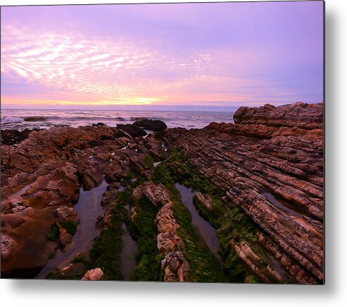 Sunset Metal Print featuring the photograph Pink Shell by Paul Foutz