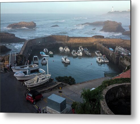 Outdoors Metal Print featuring the photograph Port Vieux, Biarritz by Izzet Keribar