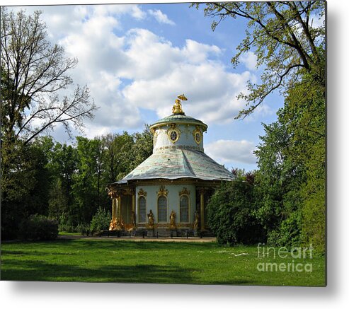 Europe Metal Print featuring the photograph Potsdam The Chinese House by Kiril Stanchev