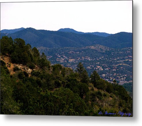 Prescott National Forest Metal Print featuring the photograph Prescott Mountainsides by Aaron Burrows