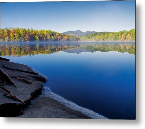 Price Lake Metal Print featuring the photograph Price Lake in early Fall by Mark Steven Houser