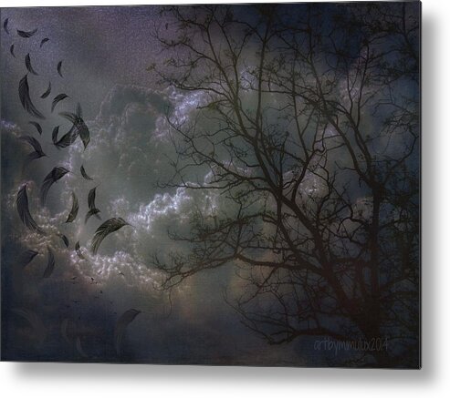 Storm Metal Print featuring the photograph Quiet After the Storm by Mimulux Patricia No