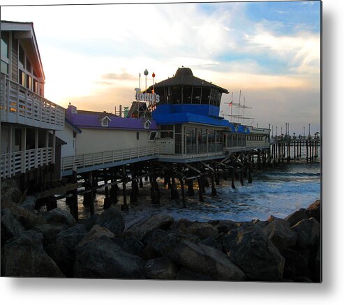 California Metal Print featuring the photograph Redondo Beach Pier by Daniel Schubarth