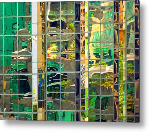 Vancouver Metal Print featuring the photograph Reflection 5 by Laurie Tsemak