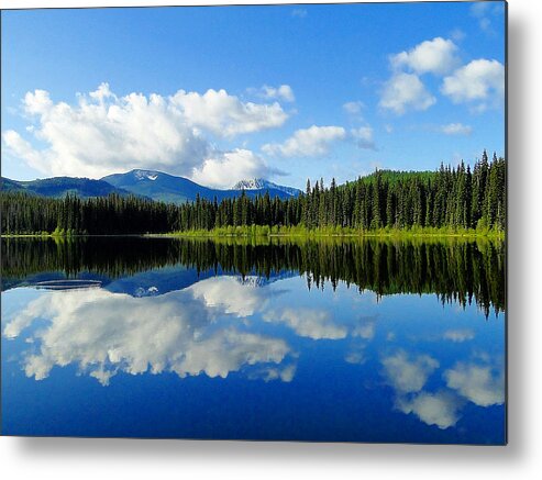 Nancy Greene Provincial Park Metal Print featuring the photograph Reflections of Nature by Blair Wainman