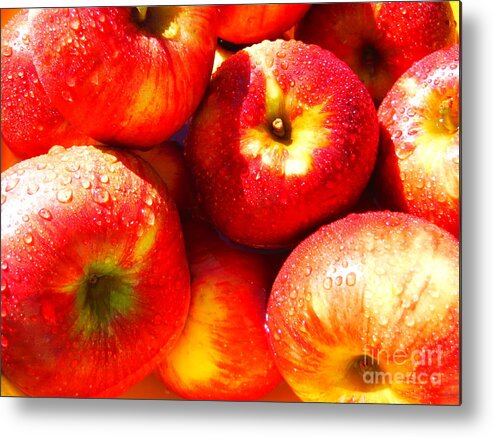 Rich Apple Glow Metal Print featuring the photograph Rich Apple Glow by Paddy Shaffer