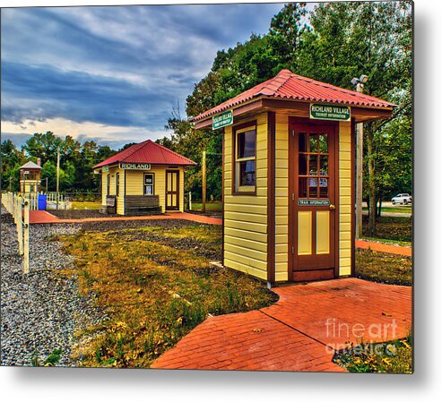 Switch Metal Print featuring the photograph Richland Train Station by Nick Zelinsky Jr