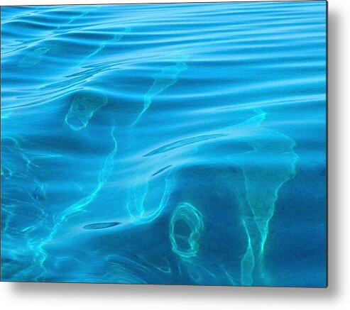 Water Metal Print featuring the photograph Ripple Effect by Kim Pippinger