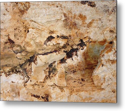 Rock Metal Print featuring the photograph Rockscape 3 by Linda Bailey