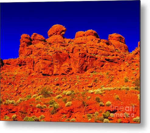 Landscape Metal Print featuring the photograph Rocky Outcrop by Mark Blauhoefer
