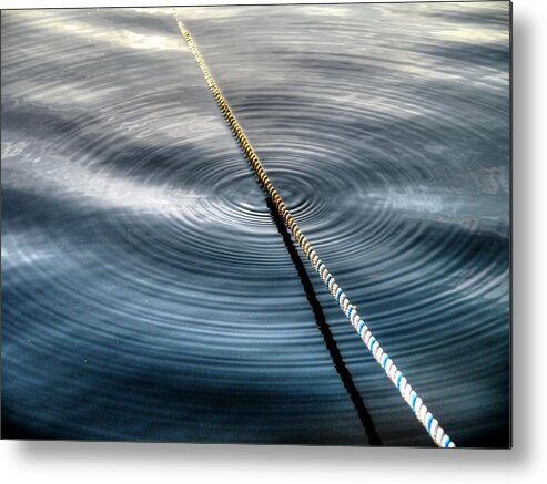 Rope Metal Print featuring the photograph Rope Ripples by Peter Mooyman