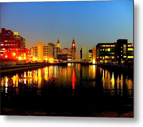 Royal Metal Print featuring the photograph Royal Liver Building Liverpool by Steve Kearns