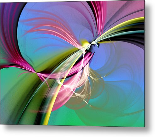 Stochastic Metal Print featuring the digital art Sacred Mysteries by Jeff Iverson