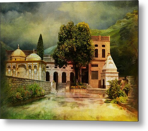 Pakistan Metal Print featuring the painting Saidpur Village by Catf