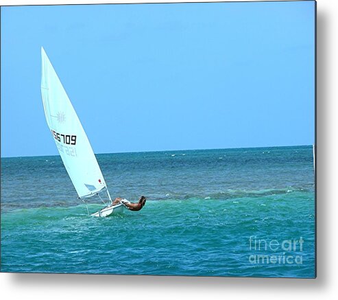 Sailing Metal Print featuring the photograph Sailing by Jim Goodman