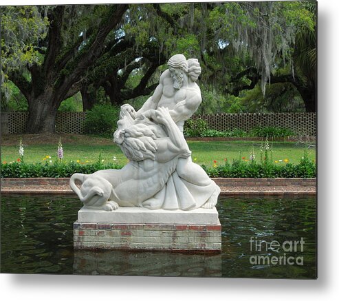 Bible Metal Print featuring the photograph Sampson And The Lion by Chad and Stacey Hall