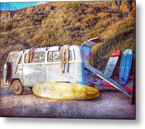 San Onofre Metal Print featuring the photograph The Surfing Life #2 by Hal Bowles